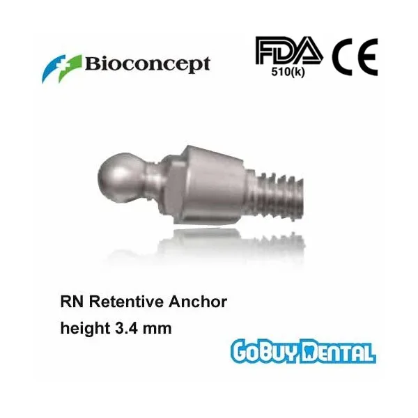 

Straumann Compatible RN Retentive Anchor Abutment, height 3.4mm(Regular Neck)