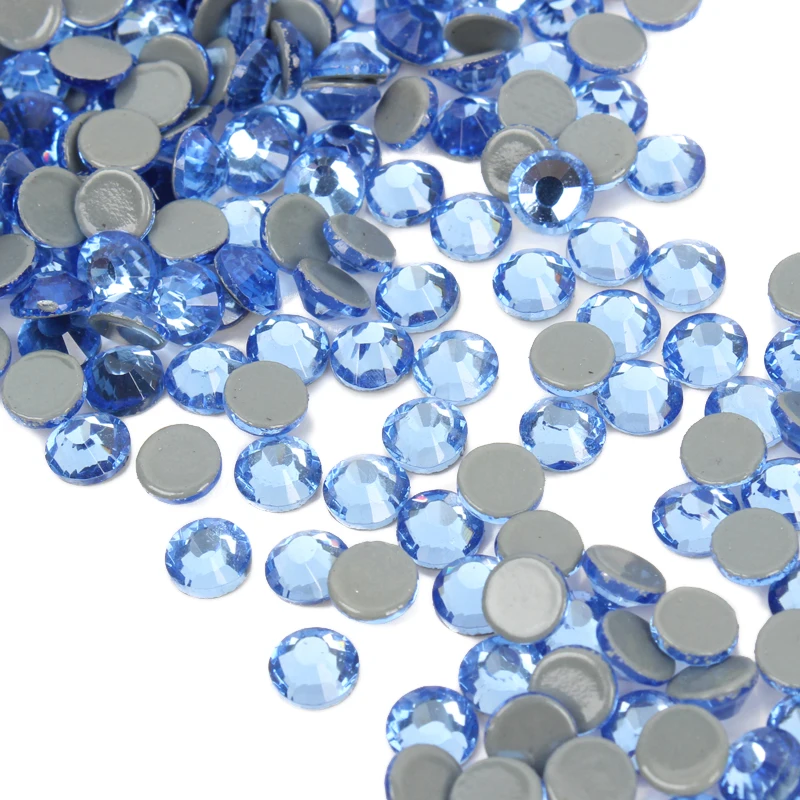 ss6-ss30-High-Quality-A-Flatback-Hotfix-Rhinestones-Lt-sapphire-Crystals-and-stones-Stones-for-bags