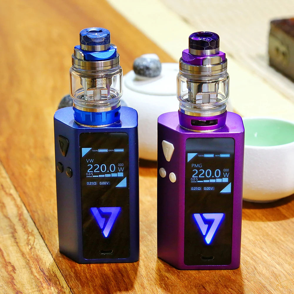 

Original 220W Desire CUT220 Mod Kit with 4.3ml Bulldog Tank & 1.3-inch TFT Screen 220W Output. Ecig Vape Kit VS Drag 2 /Luxe Kit