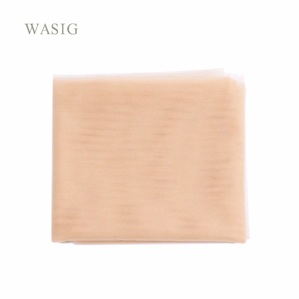 

Beige 1 yard Swiss Lace Net for Making Wig Toupee Top Closure Foundation Hair Accessories Monofilament