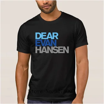 

La Maxpa Knitted Fashion Mens T Shirt Dear Evan Hansen Regular T-Shirt For Men Spring Autumn 100% Cotton Clothing Tshirt Mens