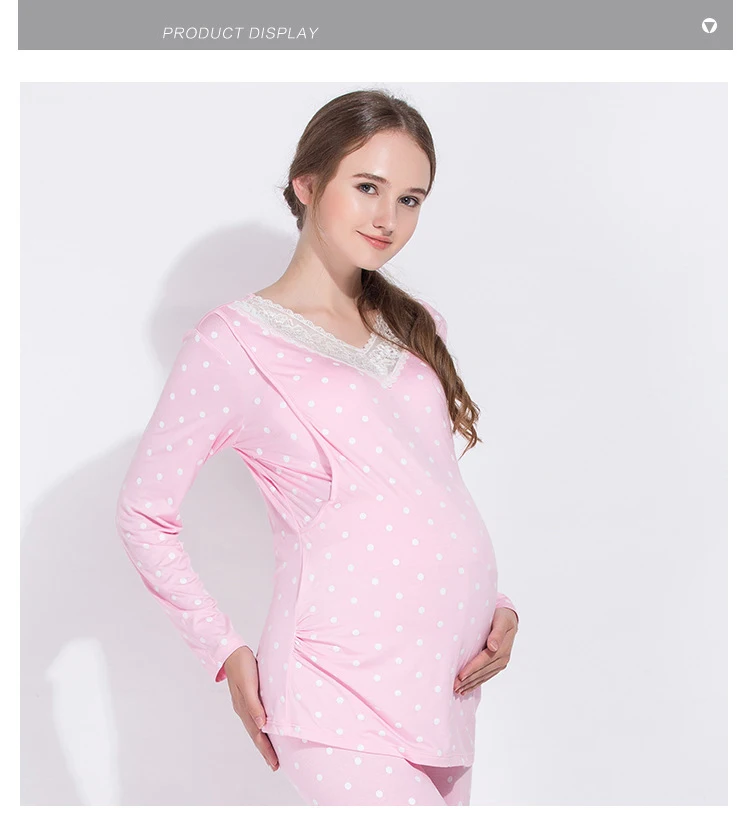 Пижама для беременных, одежда для сна, пижамы для беременных Одежда для беременных женщин материнская ночные рубашки для девочек для кормления