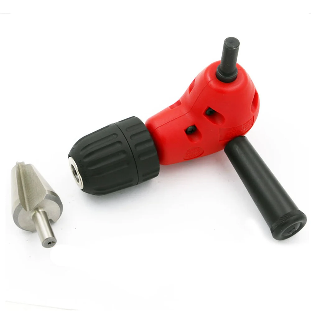 

Professional Right Angle Drill Bend Extension Attachment High Quality Angle Chuck Drill Adapter + Chuck 9.4mm Shank