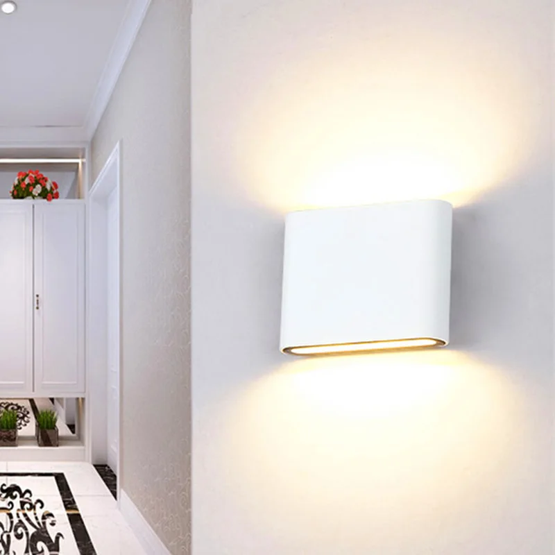 

LED Outdoor Wall Lamps IP65 Waterproof Wall Lamp Indoor led Stair Light AC85-AC265V Corridor Lighitng bedside wall lights#11