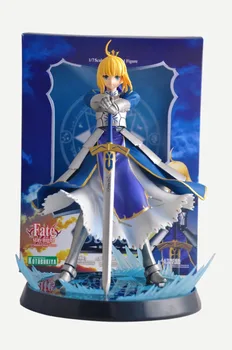 

10" Fate Grand Order Anime UBW Saber Swing Sword Boxed 25cm PVC Action Figure Collection Model Doll Toys Gift