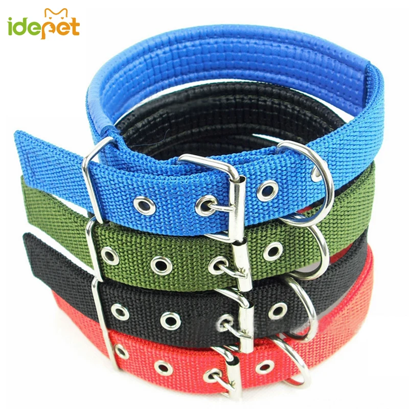 

Dog Collar Foam Soft Adjustable Nylon Strap Pet Cat Collars For Small Medium Large Dogs Basic Collar Red/Bule/Black/Green 6b35