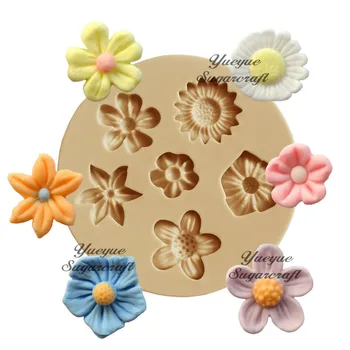 

Yueyue Sugarcraft Flower Silicone mold fondant mold cake decorating tools chocolate