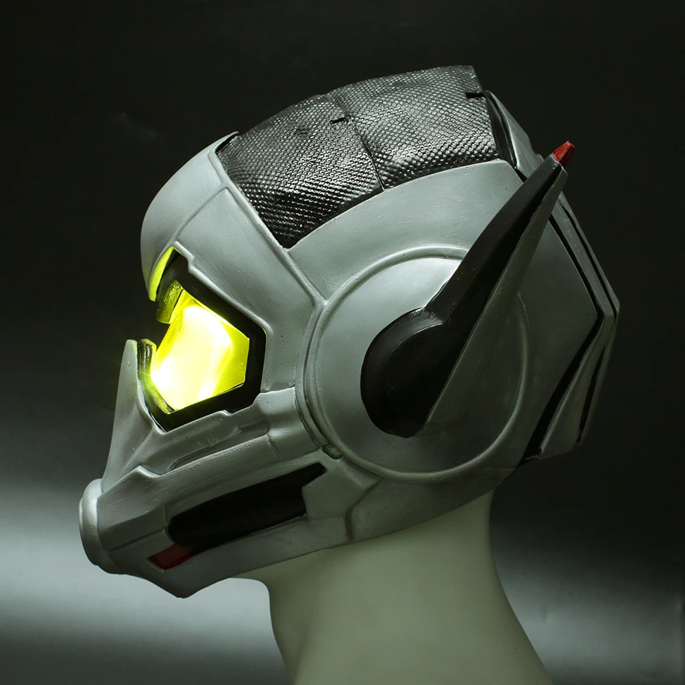 The Wasp LED Helmet Cosplay Ant-Man and The Wasp Woman LED Halloween Latex Mask (4)