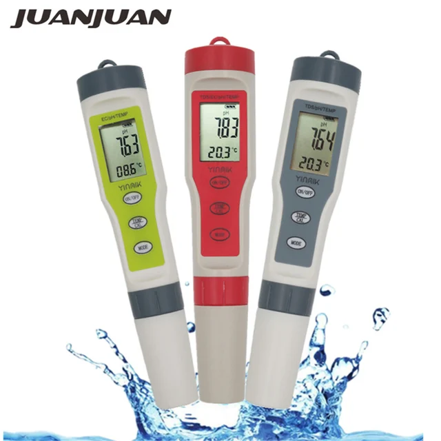 Professional TDS PH Meter PH/TDS/EC/Temperature Meter Digital Water