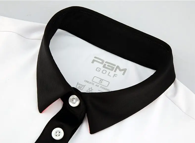 2019 New Golf Apparel Women's Spring Summer stripe Button lapel collar  Short Sleeve T-shirt Comfortable breathable sportswear