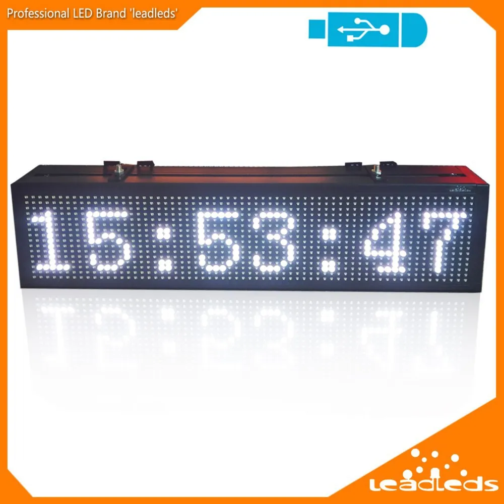 rgb full color programmable scrolling led sign board
