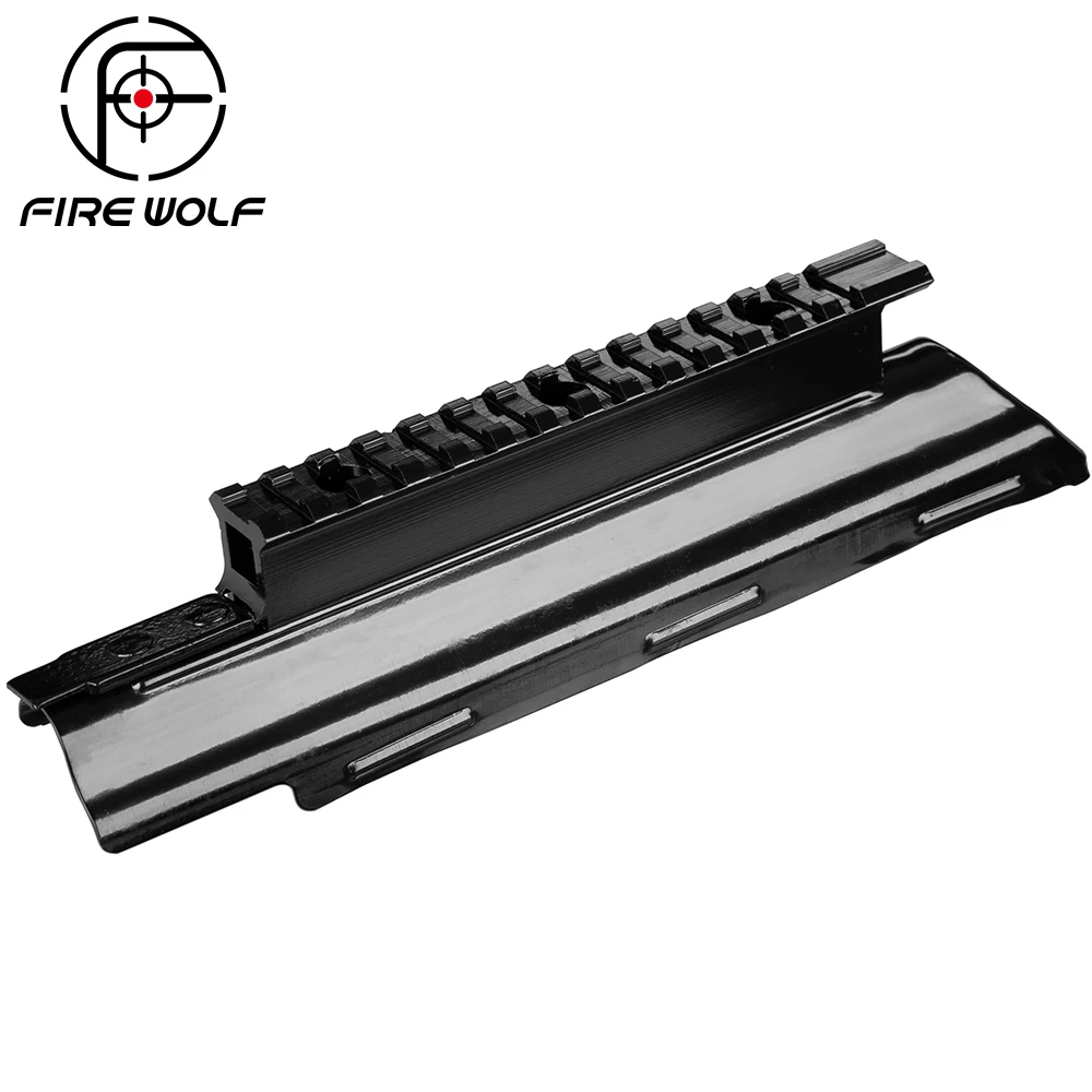 Picatinny السكك الحديدية أعلى AK47 MAK90 أعلى استقبال غطاء السكك الحديدية نطاق قاعدة تثبيت الغبار MNT-970A انظر من خلال انظر الظهور AK السكك الحديدية