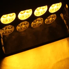iTimo With Suction Cups White&Yellow Emergency Hazard Warning 16 Flashing Modes Led Car Strobe Lights Law Enforcement