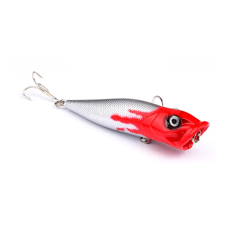 1 шт. Topwater 8 см 12 г Поппер для рыбалки Lur Isca искусственный рыболовный Воблер