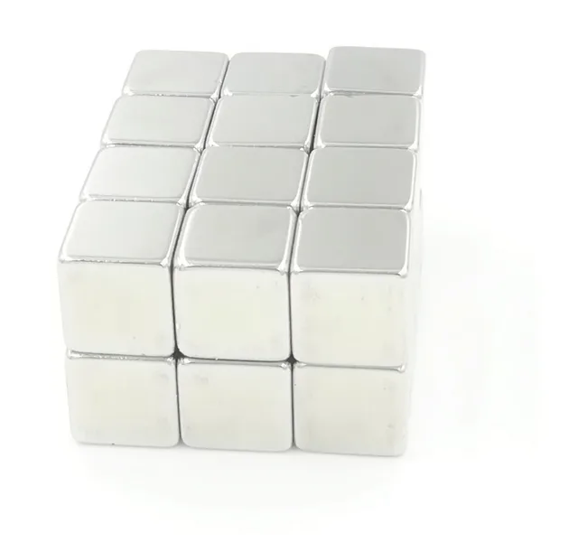 27pcs 10x10x10mm Strong Rectangle Rare Earth NdFeB Cubes Block