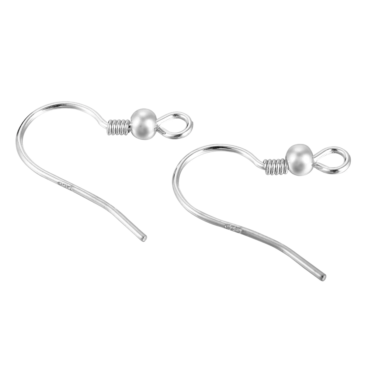 

New Year Gift Earrings For Women Components Earrins Findings Twist Earring Hooks Sliver Earrings Jewelry Making DIY 16.8x14.5mm