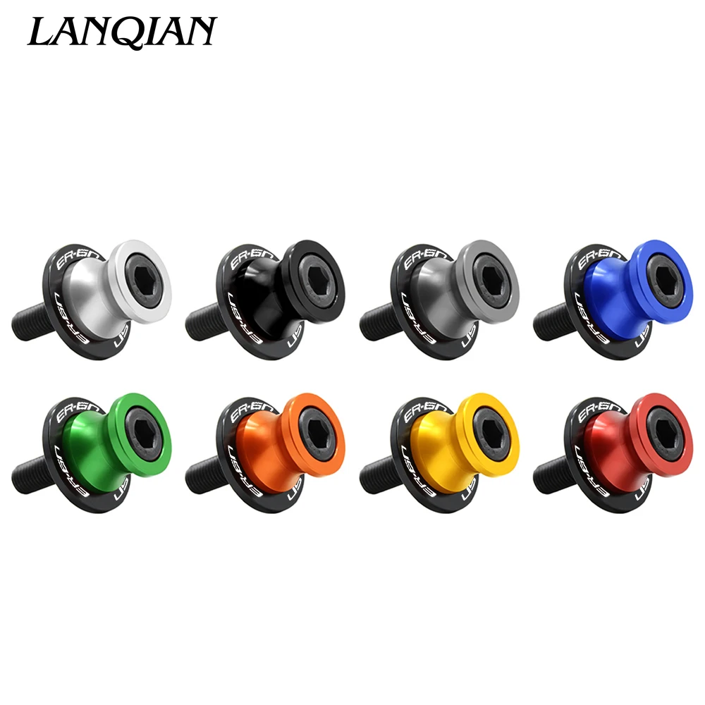

For kawasaki NINJA 650R/ER6F/ER6N ER-6N ER-6F Versys650 2006 - 2017 Motorcycle Accessories Stands Screws Swingarm Spool Slider