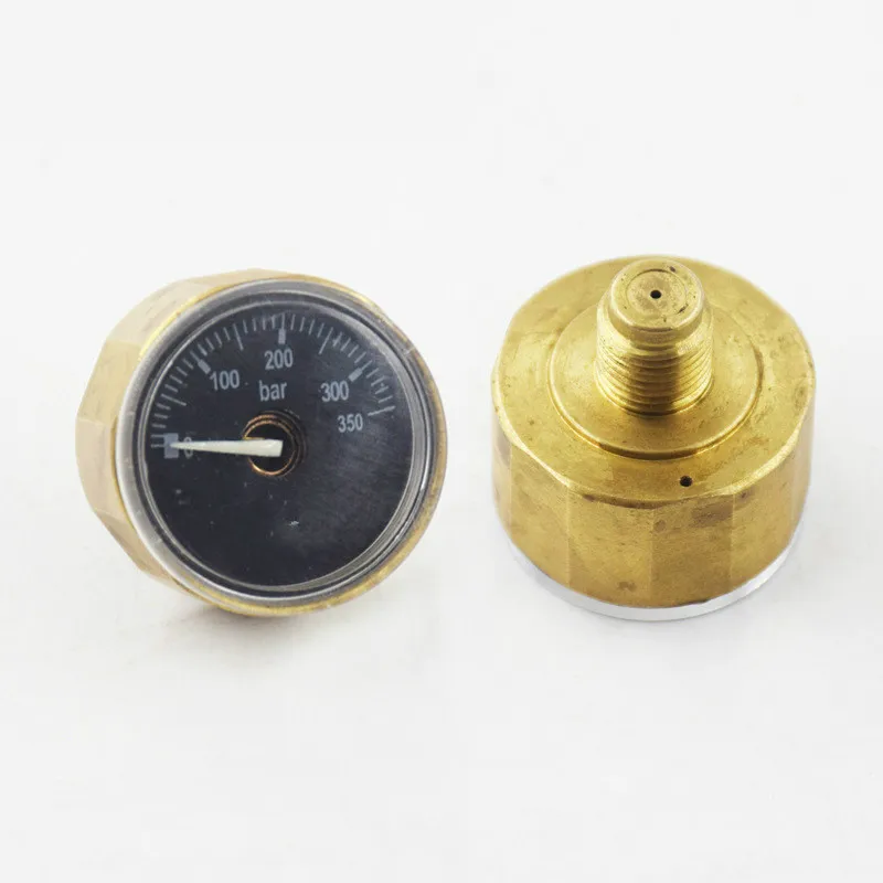 

2pcs High Precision Miniature Pressure Gauge Mini Pressure Gauge-Black 3000psi 5000psi 1500psi 6000psi thread 10*1 NPT1/8