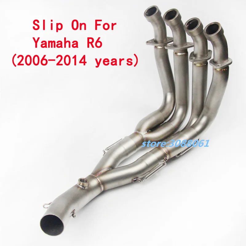 

YZF-R6 Connector Front Link Pipe For Yamaha YZF R6 2006- 2014 Motorcycle Exhaust Muffler Escape Header Pipe Without Exhaust
