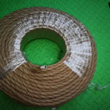 2*0.75mm2 5 м/лот edison Винтаж электрические Провода веревка витая Провода Ретро текстильной плетеный кабель подвесной светильник Провода лампа шнур