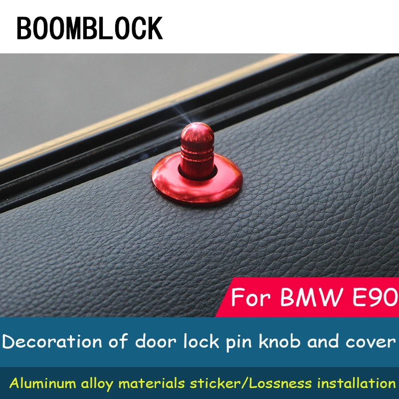 Интерьерные наклейки из алюминиевого сплава для BMW 3 серии E90 E92 E93 булавки