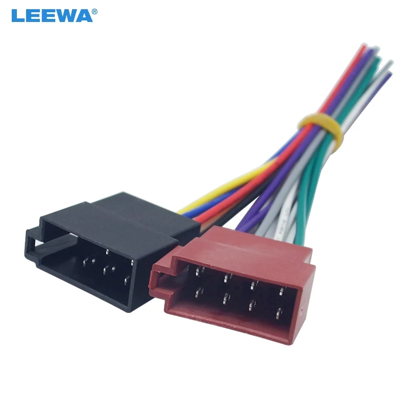 LEEWA Автомобильная стерео проводка для Volkswagen/Audi/Mercedes подключение к OEM завод радио CD