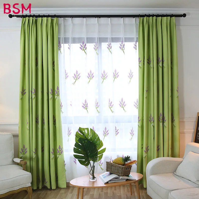 

Simple Morden Pleated Pink Blue Green Curtains For Living Room Roman Window Floral Tulle Curtain Tropical Mediterranean AWB0057