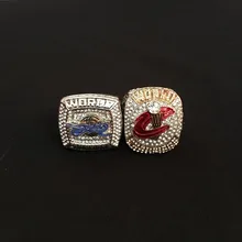 Envío de La Gota 2 PC/LOT BIFAJAJA 2016 tamaño del anillo campeonato MVP de baloncesto Cleveland cavaliers de LeBron James