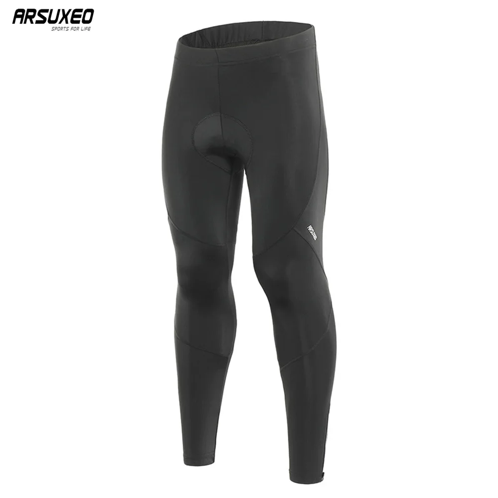 ARSUXEO Men's S Cycling Pants with 3D padded Cycling Compression Tight ...