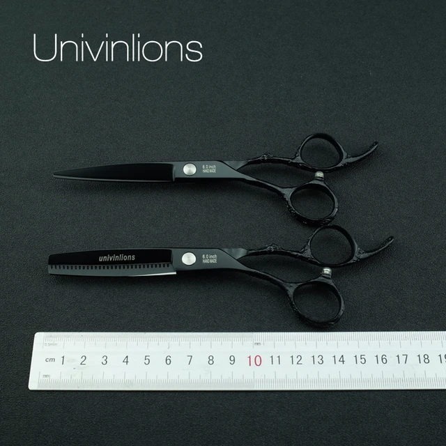 Univinlions 6 Left Handed Hairdressing Scissors Left Hand Hair Scissors  For Salon Barber Left Cutting Lefty Thinning Shears - Hair Scissors -  AliExpress