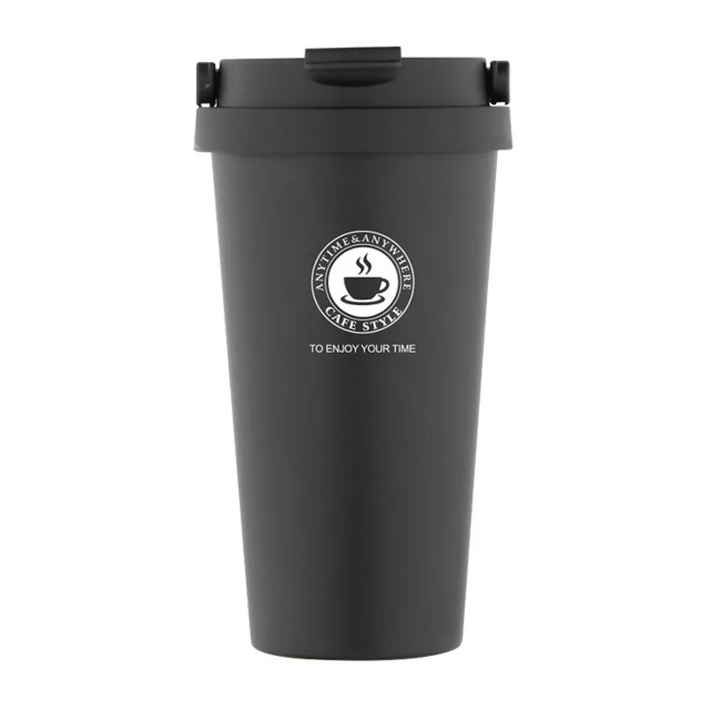 

Double Wall Vacuum Insulated Coffee Travel Mug - 304 Stainless Steel Coffee Cup With Wide Mouth and Leak Proof Lid