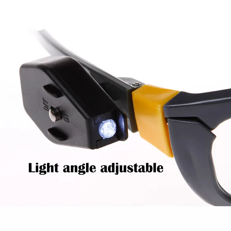 Safety Goggles Anti-impact Night Vision LED Light Goggles Reading laboratory Glasses Industrial Work Safety Night Riding Repair (4)