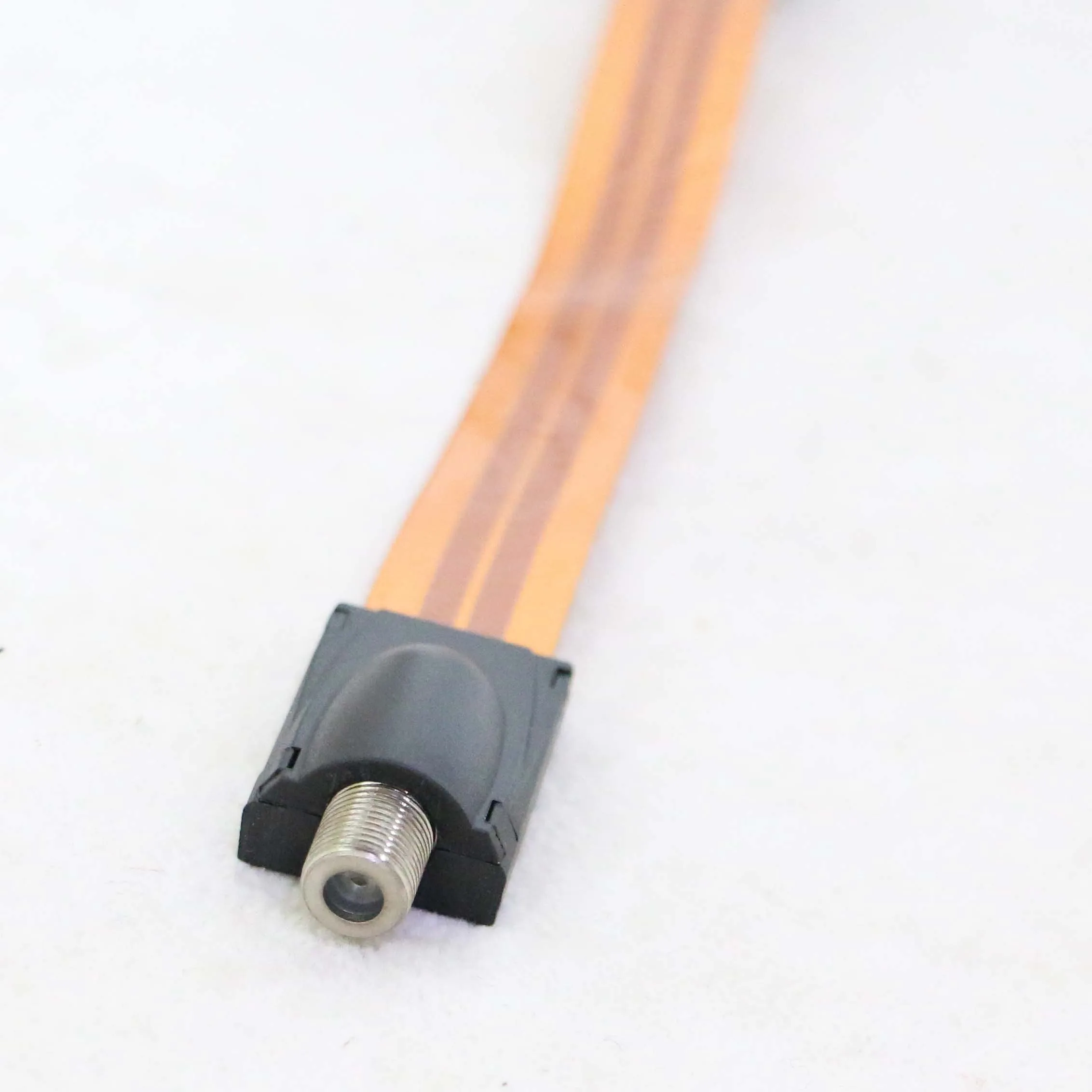 RG6 F Female Connector Flat Coaxial Cable Pass Home/ Car WINDOW DOOR For Satellite Antenna TV - Image 3