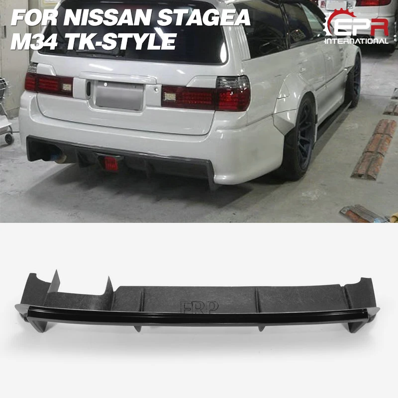 Карбоновый задний диффузор для Nissan Stagea M34 TK Style FRP комплект диффузора из