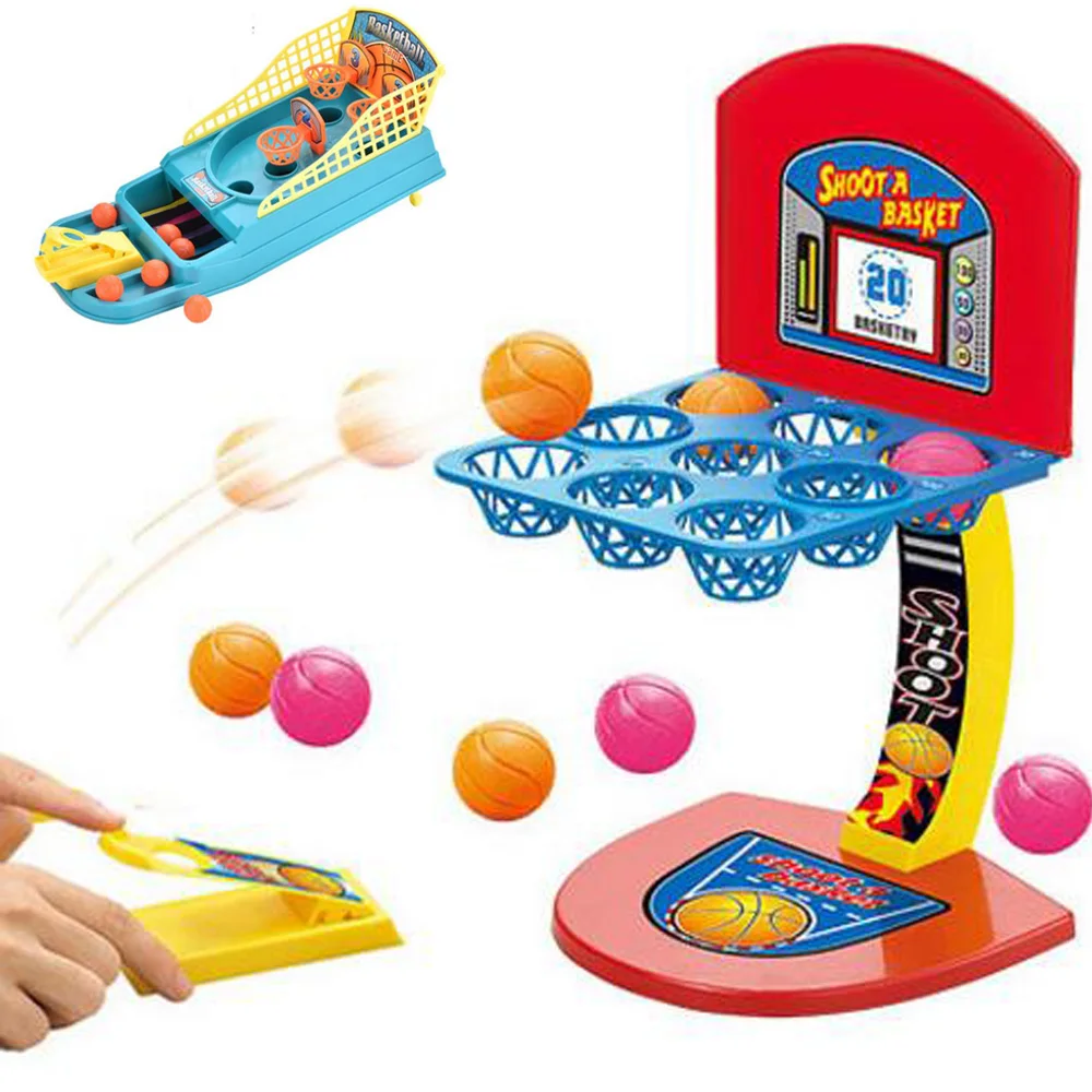 Mini Basketball Game Table Play Toys Family Sport Home Toy Balls