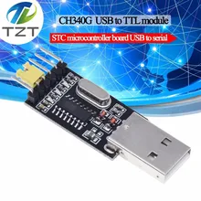 CH340 модуль USB к ttl CH340G обновление скачать небольшой провод щетка пластина STC микроконтроллер Плата USB к последовательному