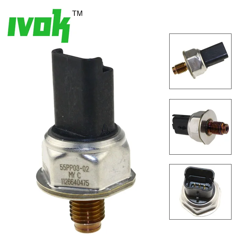 Fuel Rail High Pressure Sensor For Ford Mondeo MK3 2.0 2.2 TDCi 55PP03