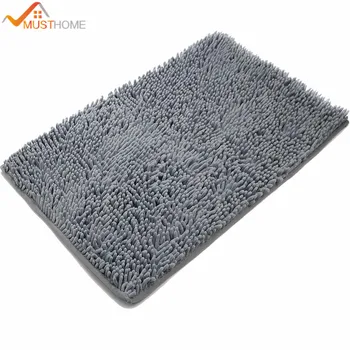 

40x60cm Coral Fleece Bath Mats Non Slip Bathroom Doormat