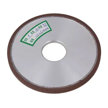 

125x6x32mm Flat Disc Straight Silver Diamond Aluminum Resin Grinder Grinding Wheel with 180# Grit