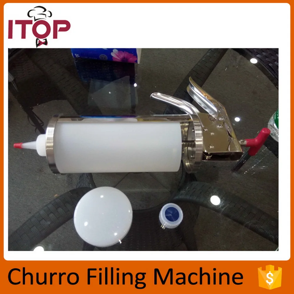  700ml Capacity Stainless Steel Manual Spain Churros Filling Machine Churros Filler Maker Kitchen Ac - 32973562117