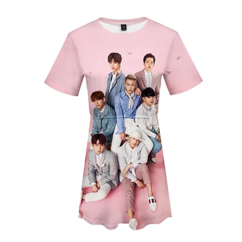 

2019 Summer Party Dress BTOB Korean Bodycon 3d Dress Women Clothes Harajuku Kawaii Korean Pink Sexy Dress Plus Size Clothing