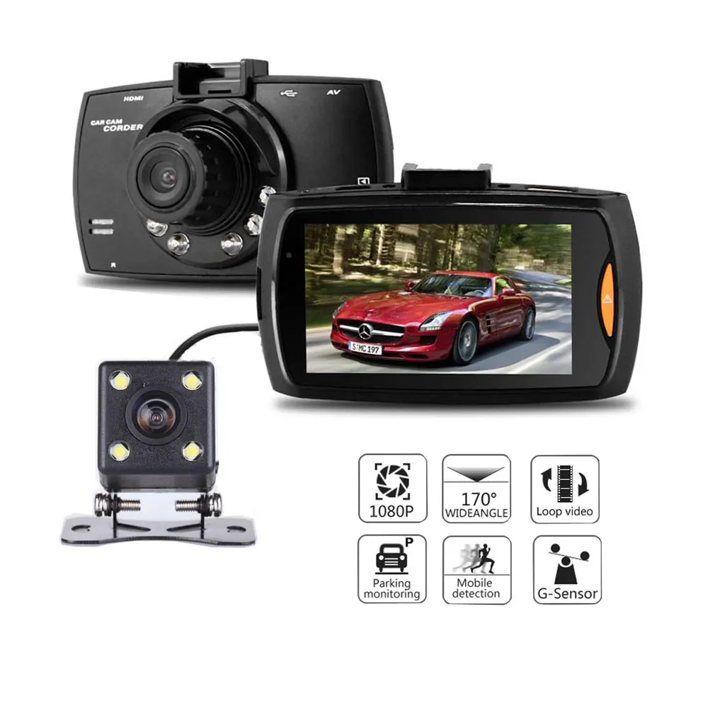 Podofo Автомобильный видеорегистратор Камера G30 Dash Cam 1080P FHD рекордео для