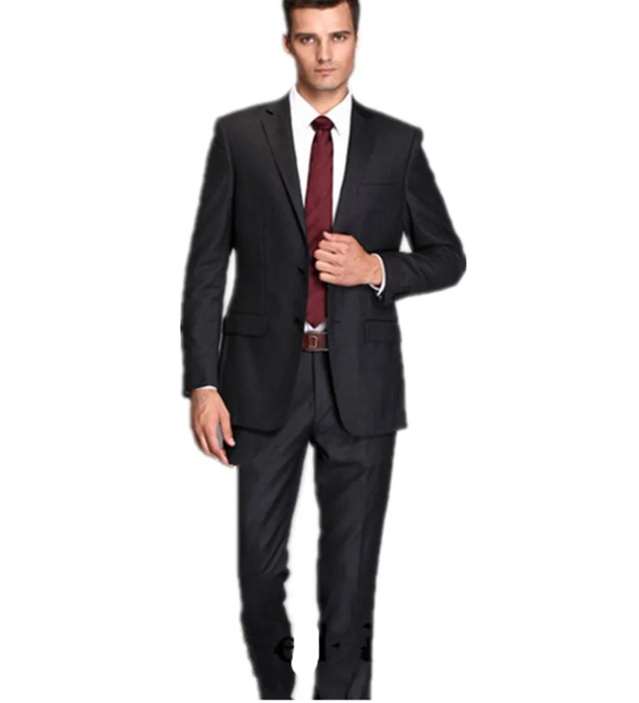 Classic Fit Designer Two Buttons Black 