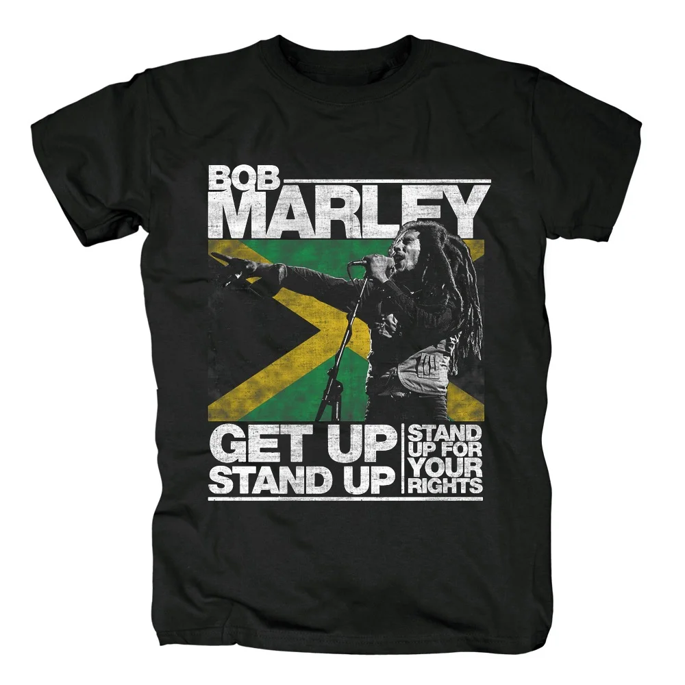 

8 designs Street Fashion Reggae Bob Marley Rock Brand men women black shirt streetwear skateboard Reggae musician jazz R&B tee