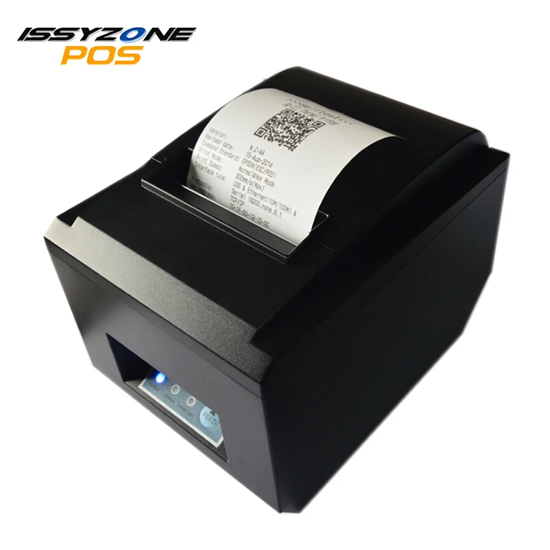 

ISSYZONEPOS Thermal Receipt Kitchen Printer 80mm Auto Cutter ESC/POS System Serial/USB Printer 300mm/s In Restaurant Clearance