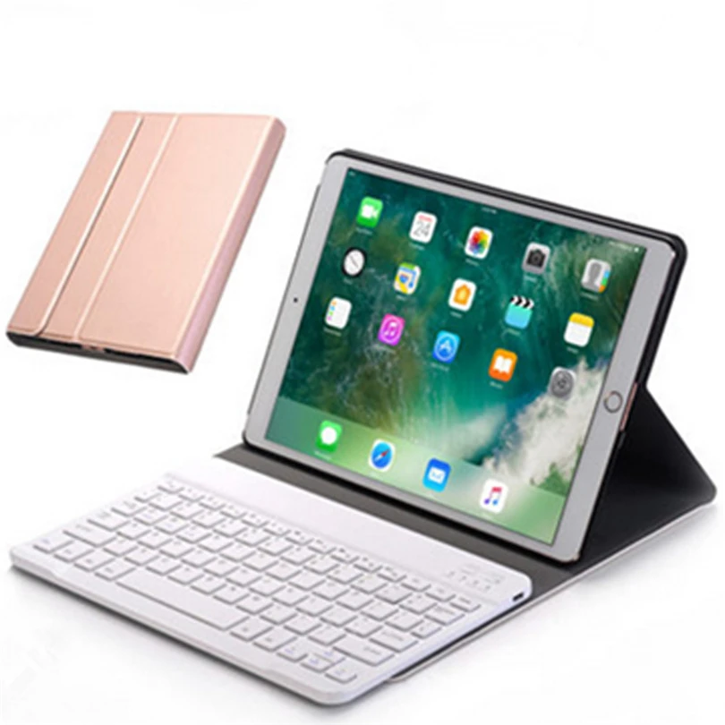 Планшет Магнитная Кожаная подставка чехол для Apple iPad Pro 10,5 дюймов+ Беспроводная Bluetooth клавиатура кобура высокого качества K