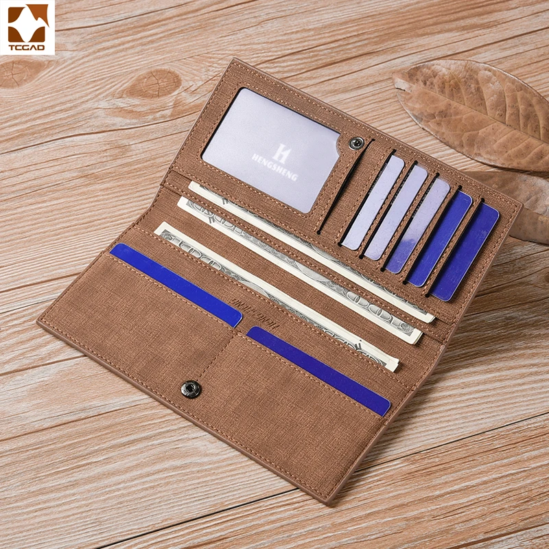 Vintage Slim Leather Men's Wallet – Stylish and Thin Design