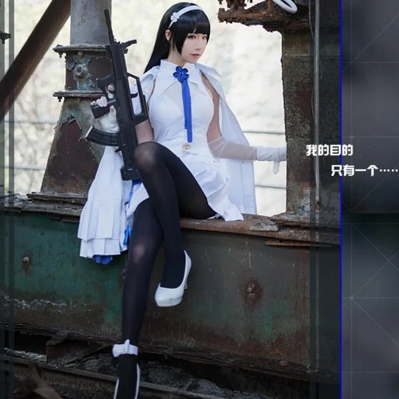 

Free Shipping QBZ95 Cos Girls Frontline Cosplay Hot Game Cosplay Costume Cloak+Top+Skirt+Gloves+Socks+Headdress