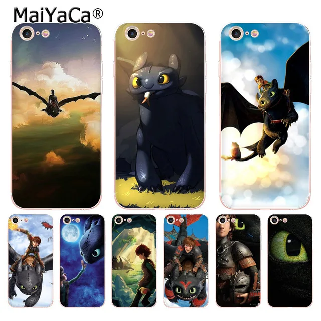 MaiYaCa Беззубик Как приручить дракона для iPhone 4S SE 5C 5S 5 6 6S 7 8 Plus X XR XS MAX чехлы телефонов