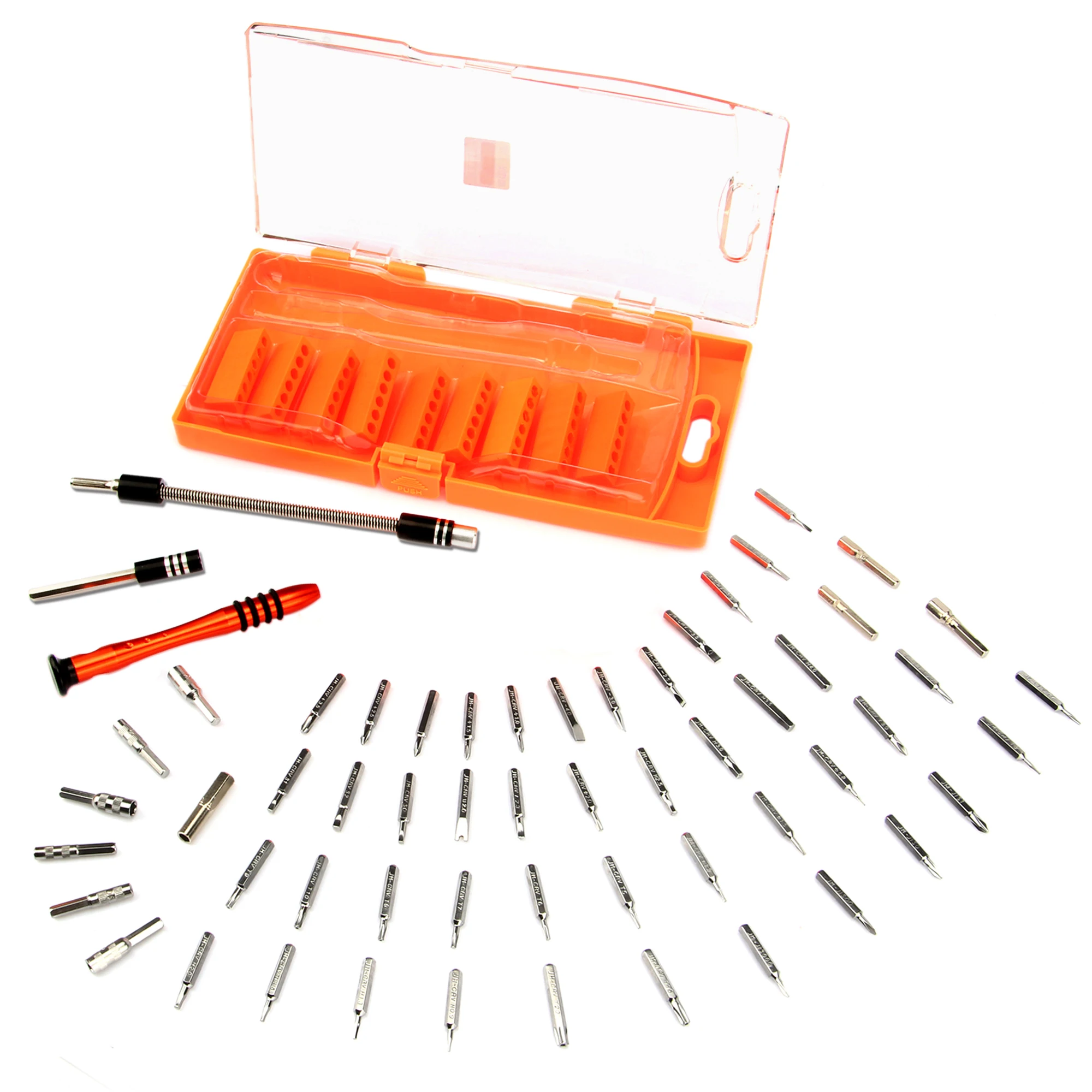 

58 in 1 Professional Precision Screwdriver Toolkit for Iphone/PC/Camera Repairing Tool Set With Multi-Angle Bar